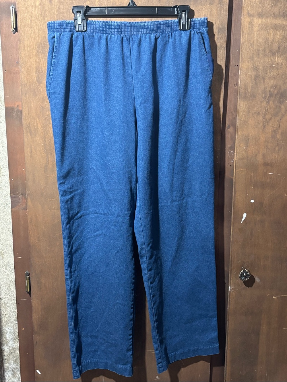 Alfred Dunner Classics Womens Straight Mid Rise Pull-On Pant